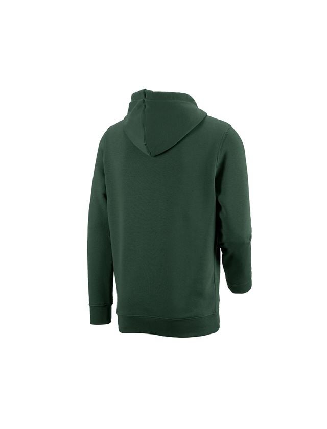 Tømrer / Snedker: e.s. Hoody-Sweatshirt poly cotton + grøn 1
