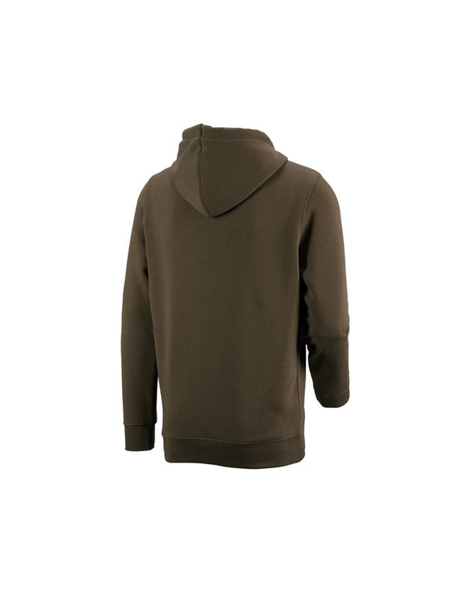 T-Shirts, Pullover & Skjorter: e.s. Hoody-Sweatshirt poly cotton + oliven 2