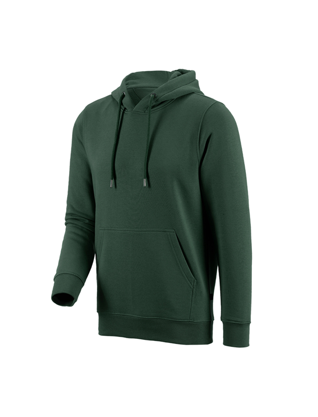 Joiners / Carpenters: e.s. Hoody sweatshirt poly cotton + green