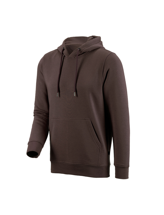 Joiners / Carpenters: e.s. Hoody sweatshirt poly cotton + chestnut