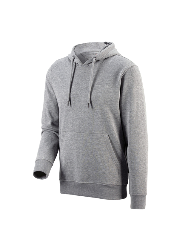 Emner: e.s. Hoody-Sweatshirt poly cotton + gråmeleret 1