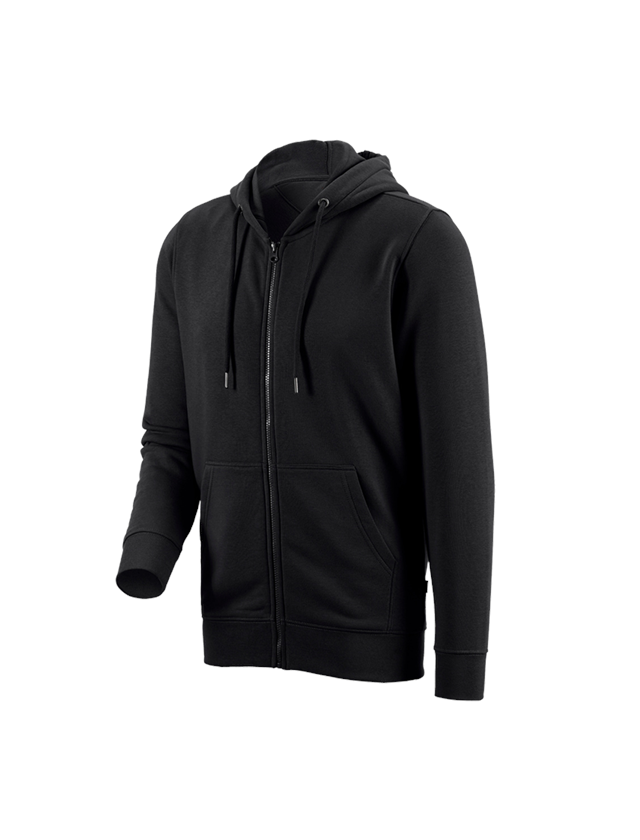 Gardening / Forestry / Farming: e.s. Hoody sweatjacket poly cotton + black 2