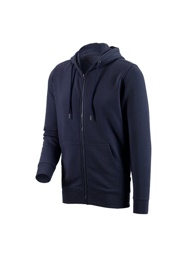 Joiners / Carpenters: e.s. Hoody sweatjacket poly cotton + navy