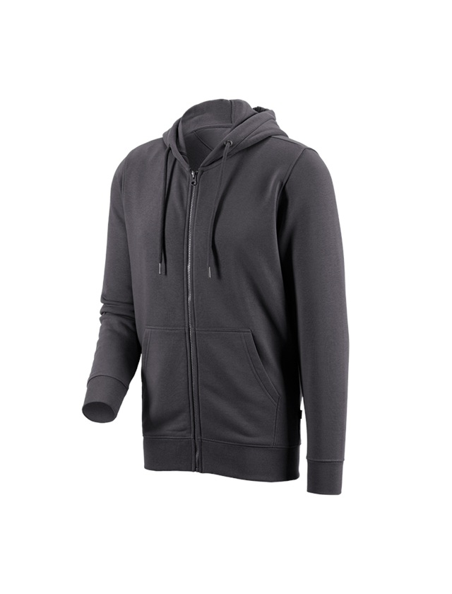 Gardening / Forestry / Farming: e.s. Hoody sweatjacket poly cotton + anthracite