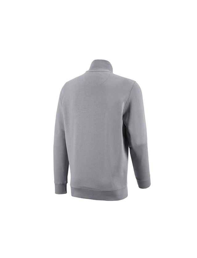 Gardening / Forestry / Farming: e.s. ZIP-sweatshirt poly cotton + platinum 1