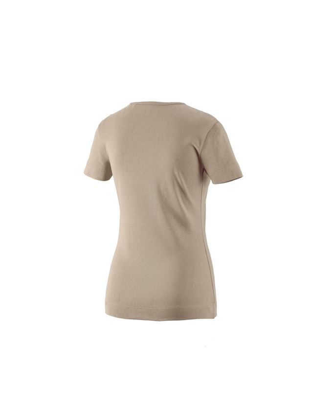 T-Shirts, Pullover & Skjorter: e.s. T-Shirt cotton V-Neck, damer + ler 1