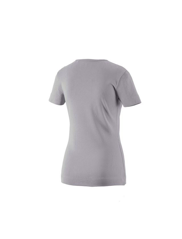 T-Shirts, Pullover & Skjorter: e.s. T-Shirt cotton V-Neck, damer + platin 1