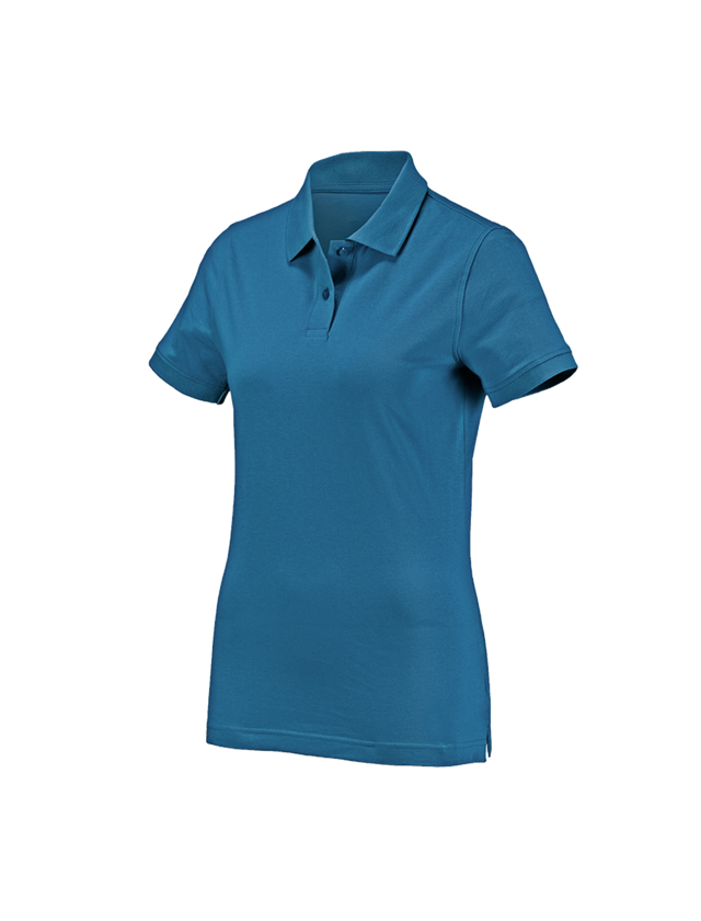 Shirts, Pullover & more: e.s. Polo shirt cotton, ladies' + atoll