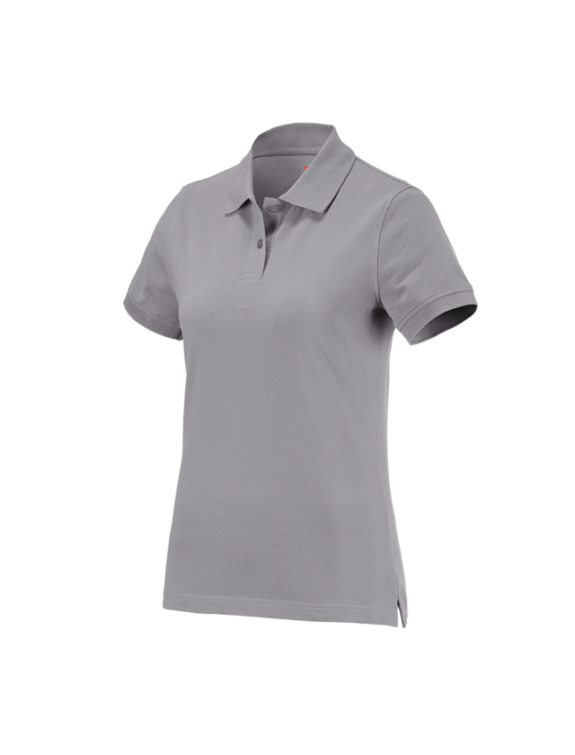 Shirts, Pullover & more: e.s. Polo shirt cotton, ladies' + platinum