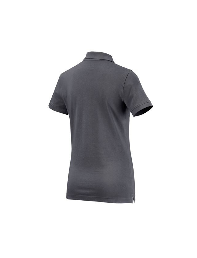 T-Shirts, Pullover & Skjorter: e.s. Polo-Shirt cotton, damer + antracit 1
