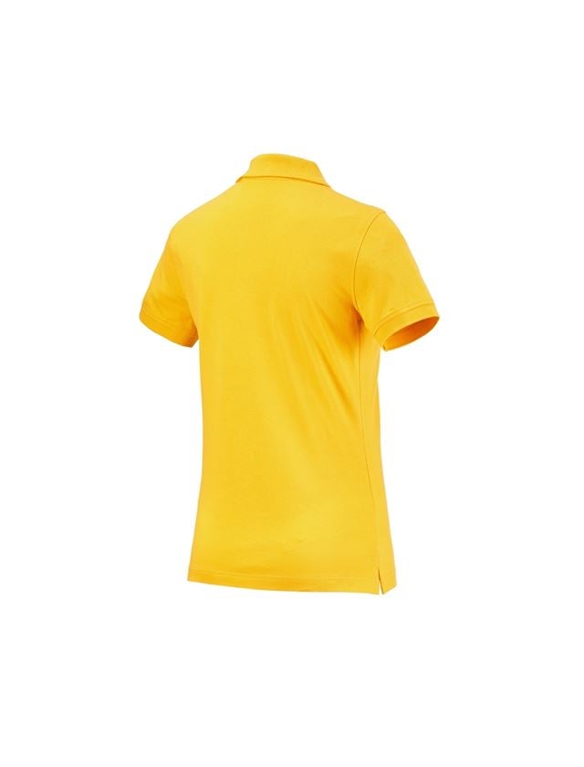 T-Shirts, Pullover & Skjorter: e.s. Polo-Shirt cotton, damer + gul 1