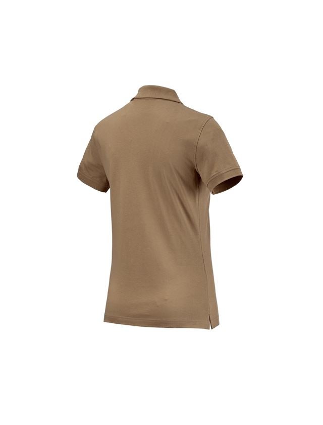 T-Shirts, Pullover & Skjorter: e.s. Polo-Shirt cotton, damer + kaki 1