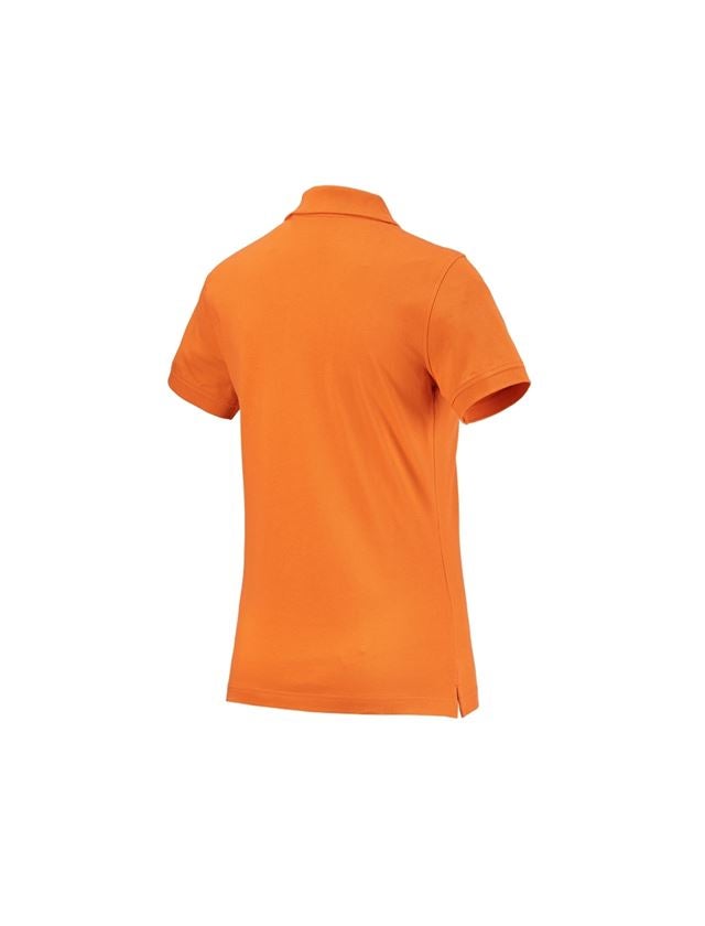 T-Shirts, Pullover & Skjorter: e.s. Polo-Shirt cotton, damer + orange 1
