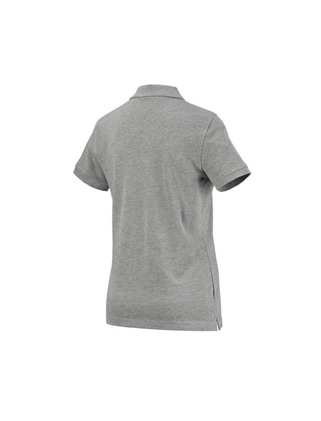 T-Shirts, Pullover & Skjorter: e.s. Polo-Shirt cotton, damer + gråmeleret 1