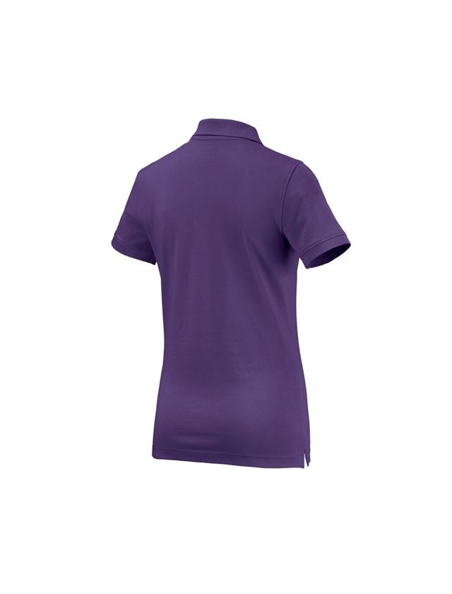 T-Shirts, Pullover & Skjorter: e.s. Polo-Shirt cotton, damer + lilla 1