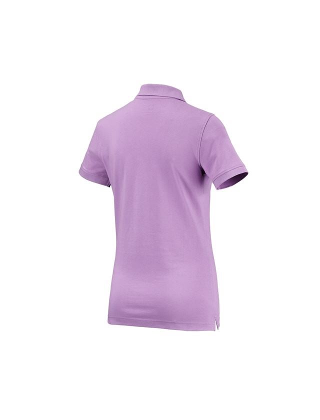 T-Shirts, Pullover & Skjorter: e.s. Polo-Shirt cotton, damer + lavendel 1