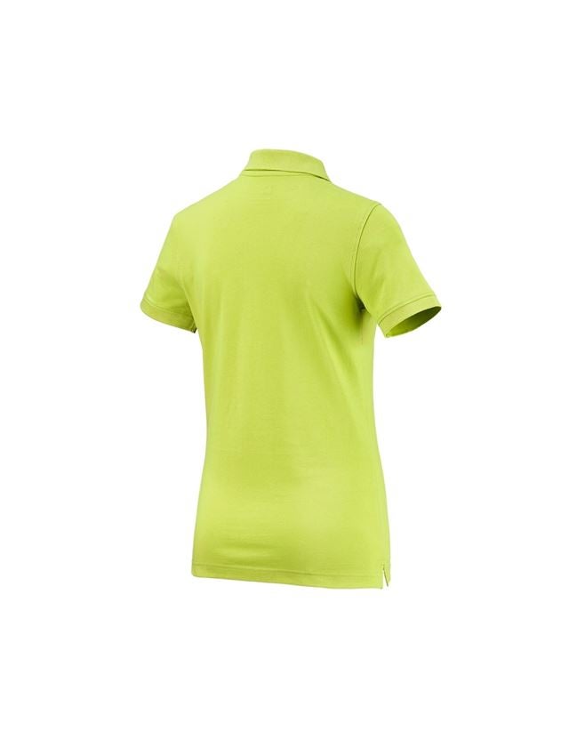 T-Shirts, Pullover & Skjorter: e.s. Polo-Shirt cotton, damer + majgrøn 1