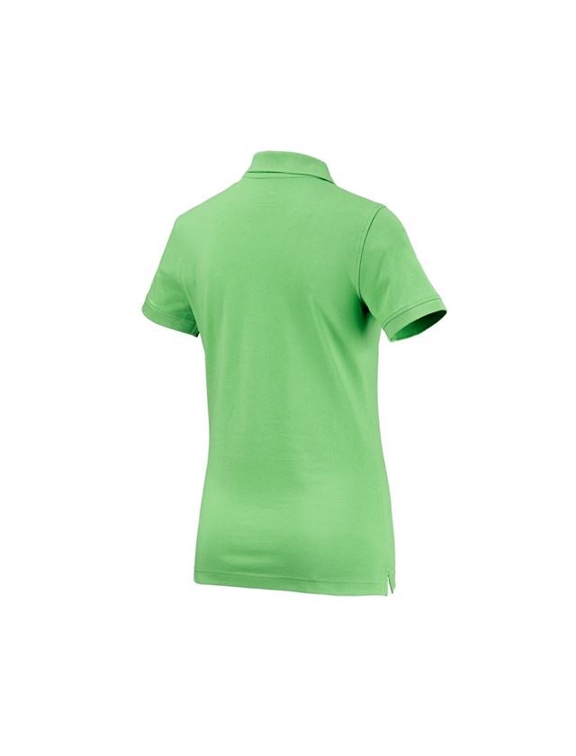 T-Shirts, Pullover & Skjorter: e.s. Polo-Shirt cotton, damer + æblegrøn 1