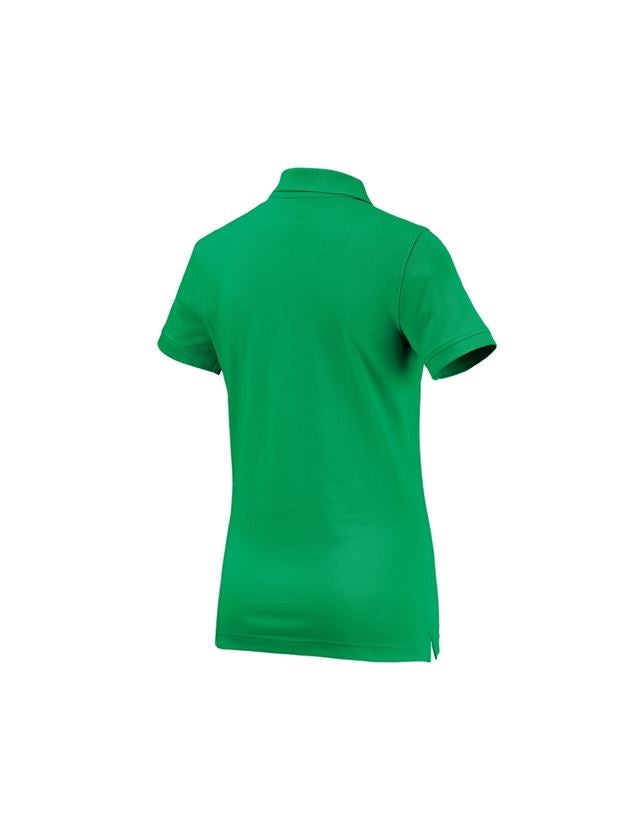 T-Shirts, Pullover & Skjorter: e.s. Polo-Shirt cotton, damer + græsgrøn 1