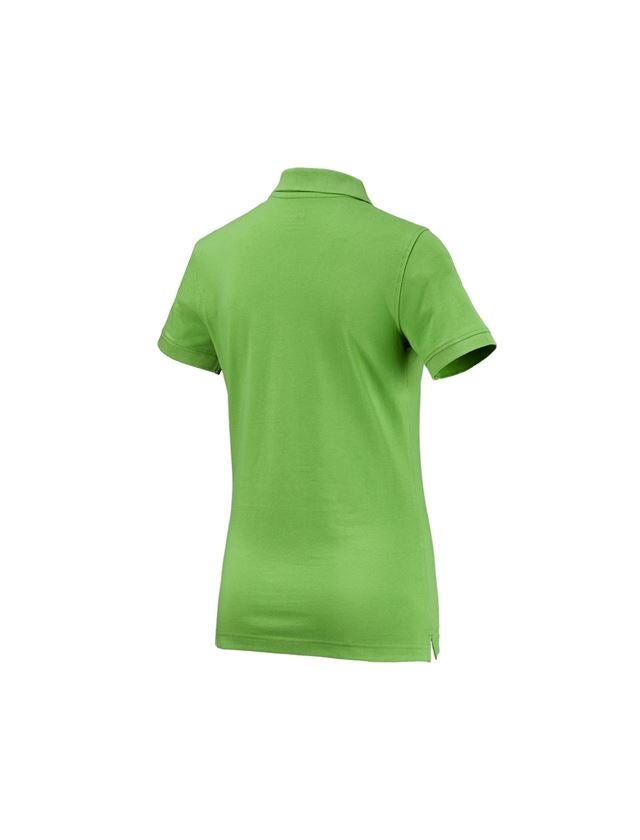 T-Shirts, Pullover & Skjorter: e.s. Polo-Shirt cotton, damer + havgrøn 1