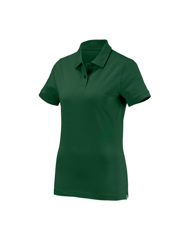 T-Shirts, Pullover & Skjorter: e.s. Polo-Shirt cotton, damer + grøn