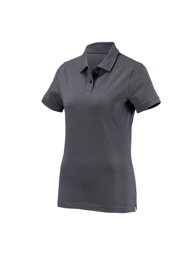 Emner: e.s. Polo-Shirt cotton, damer + antracit