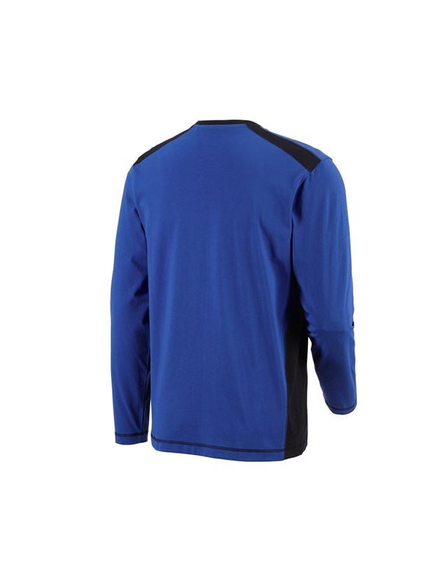 T-Shirts, Pullover & Skjorter: Longsleeve cotton e.s.active + kornblå/sort 3