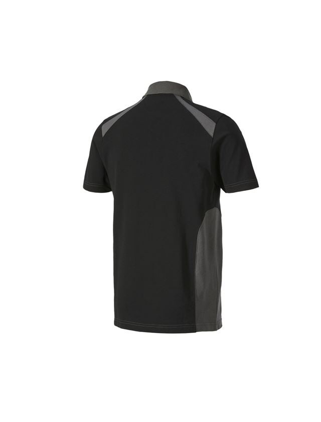 Topics: Polo shirt cotton e.s.active + black/anthracite 3