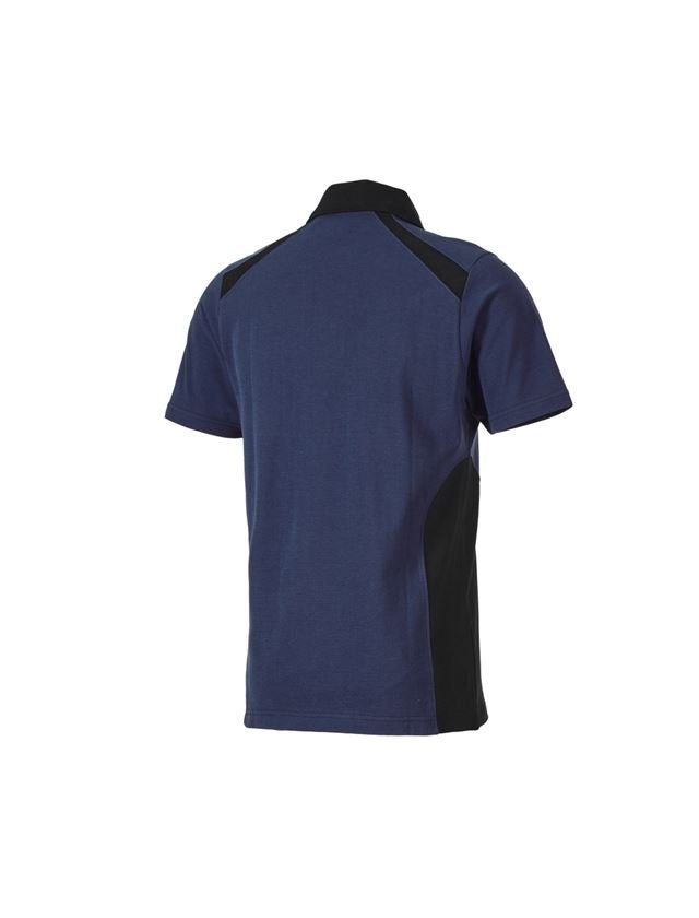 T-Shirts, Pullover & Skjorter: Polo-Shirt cotton e.s.active + mørkeblå/sort 3