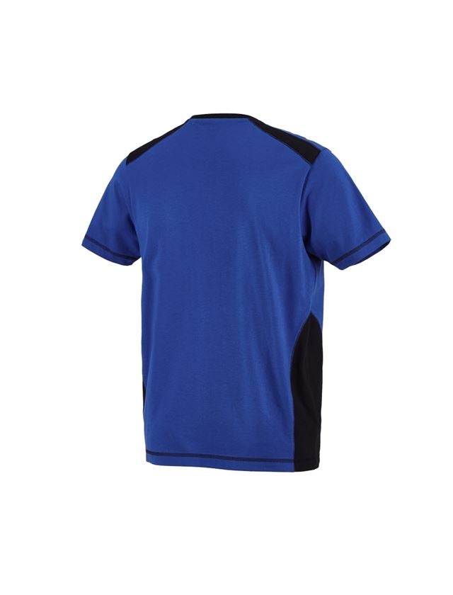 T-Shirts, Pullover & Skjorter: T-Shirt cotton e.s.active + kornblå/sort 2