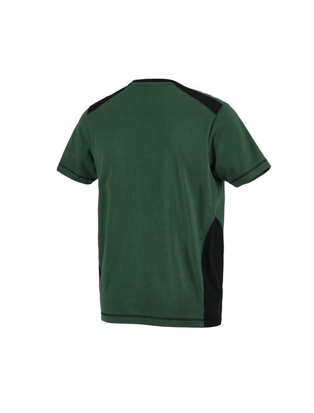 T-Shirts, Pullover & Skjorter: T-Shirt cotton e.s.active + grøn/sort 3