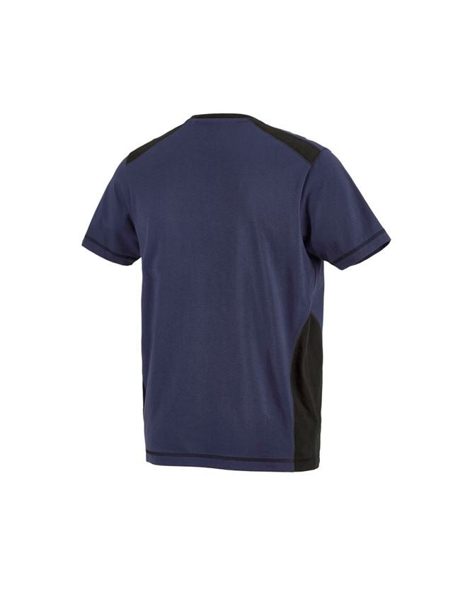 T-Shirts, Pullover & Skjorter: T-Shirt cotton e.s.active + mørkeblå/sort 2