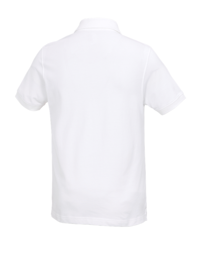Gardening / Forestry / Farming: e.s. Polo shirt cotton Deluxe + white 3