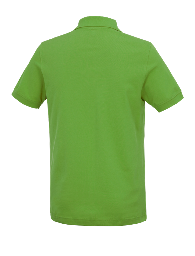 T-Shirts, Pullover & Skjorter: e.s. Polo-Shirt cotton Deluxe + havgrøn 1
