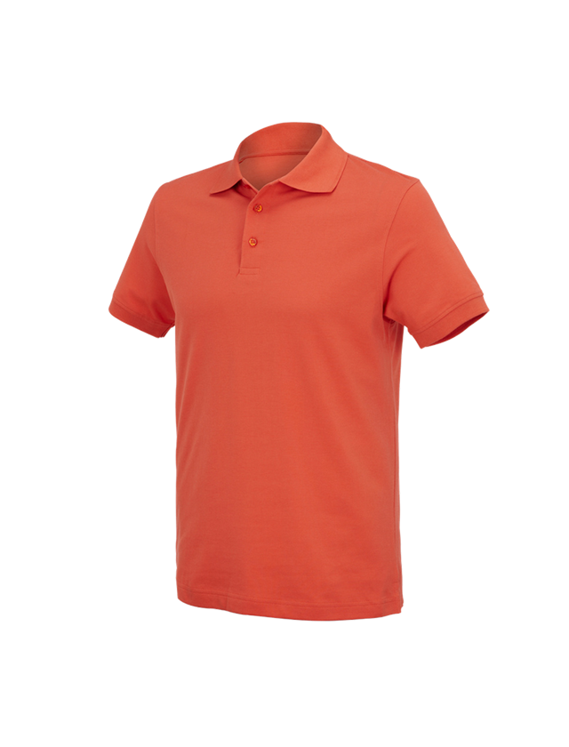 Shirts, Pullover & more: e.s. Polo shirt cotton Deluxe + nectarine