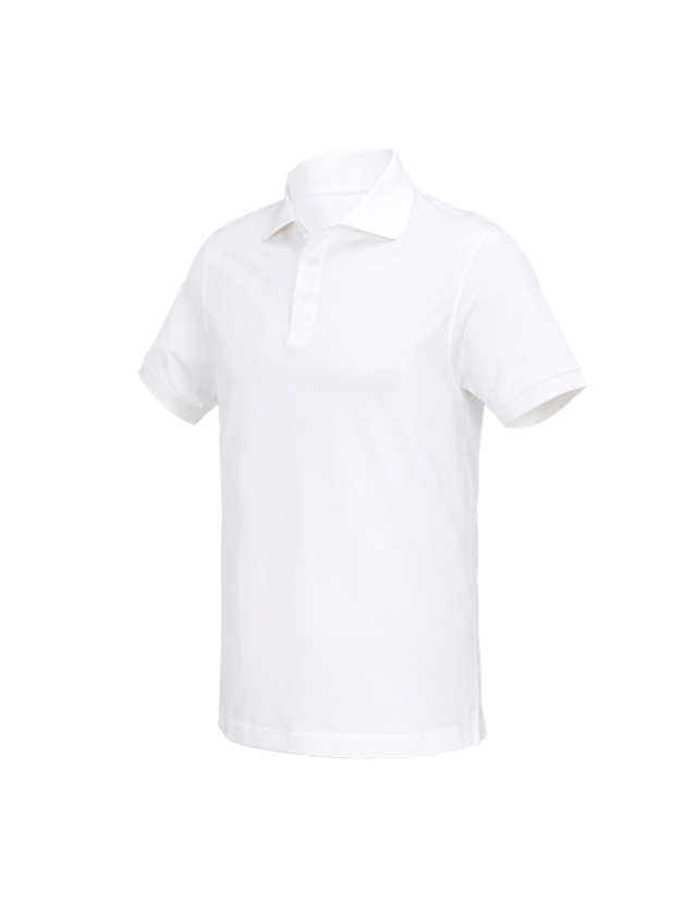Gardening / Forestry / Farming: e.s. Polo shirt cotton Deluxe + white 2