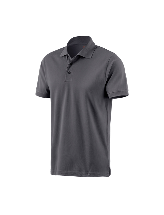 T-Shirts, Pullover & Skjorter: e.s. Polo-Shirt cotton + antracit 2