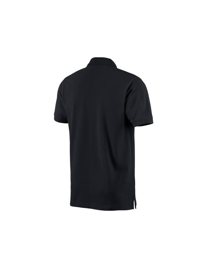 T-Shirts, Pullover & Skjorter: e.s. Polo-Shirt cotton + sort 3