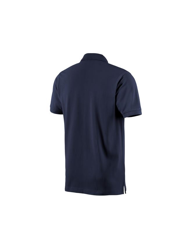 T-Shirts, Pullover & Skjorter: e.s. Polo-Shirt cotton + mørkeblå 2