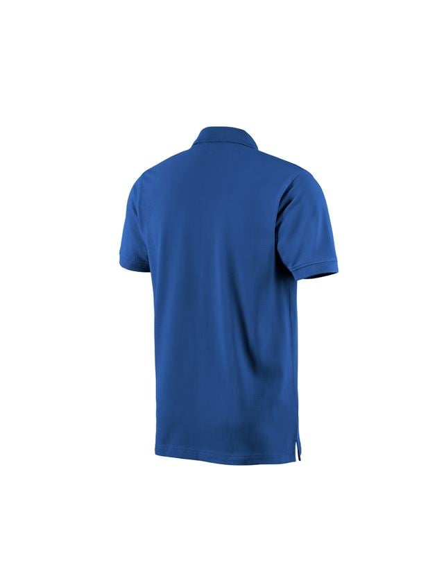 T-Shirts, Pullover & Skjorter: e.s. Polo-Shirt cotton + ensianblå 1