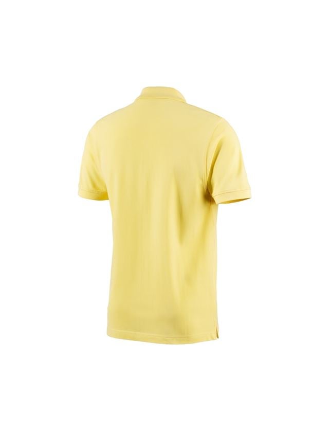 Plumbers / Installers: e.s. Polo shirt cotton + lemon 1