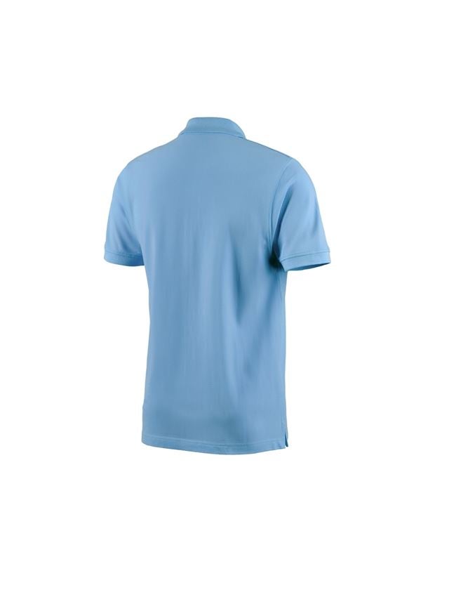 Emner: e.s. Polo-Shirt cotton + azurblå 1