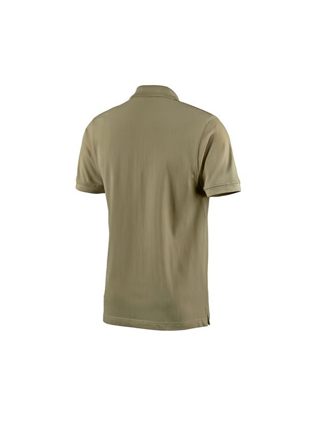 T-Shirts, Pullover & Skjorter: e.s. Polo-Shirt cotton + siv 1