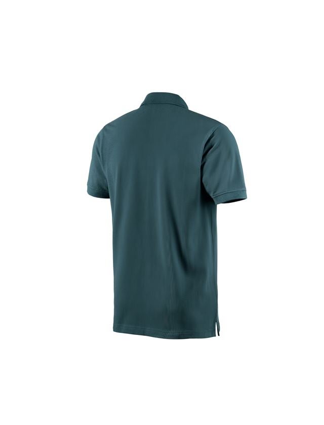 T-Shirts, Pullover & Skjorter: e.s. Polo-Shirt cotton + havblå 1