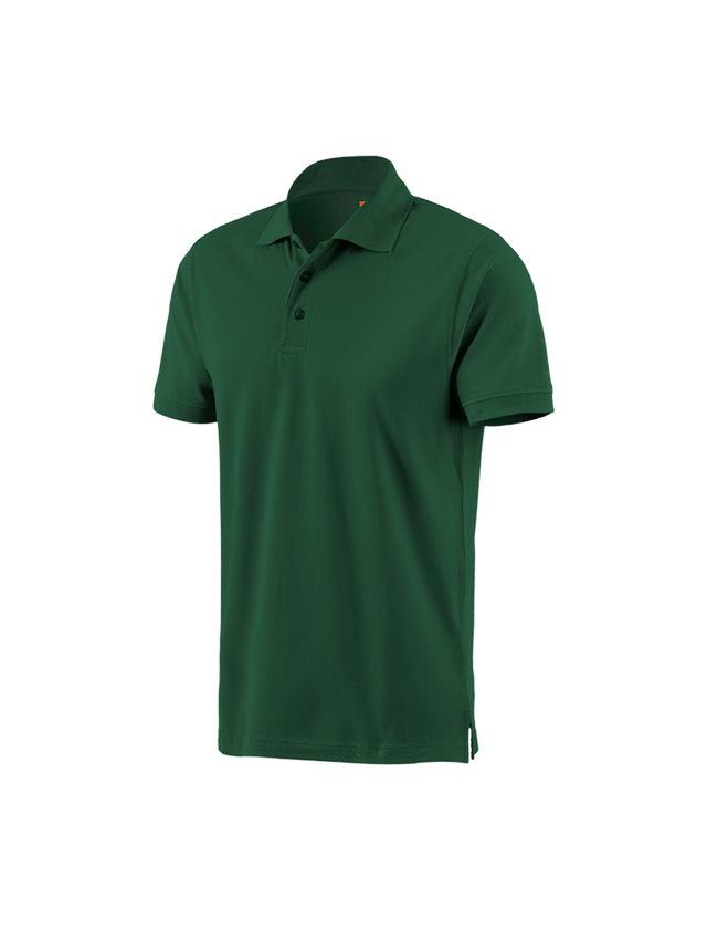T-Shirts, Pullover & Skjorter: e.s. Polo-Shirt cotton + grøn