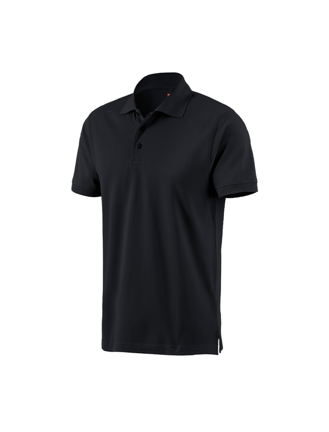 T-Shirts, Pullover & Skjorter: e.s. Polo-Shirt cotton + sort 2