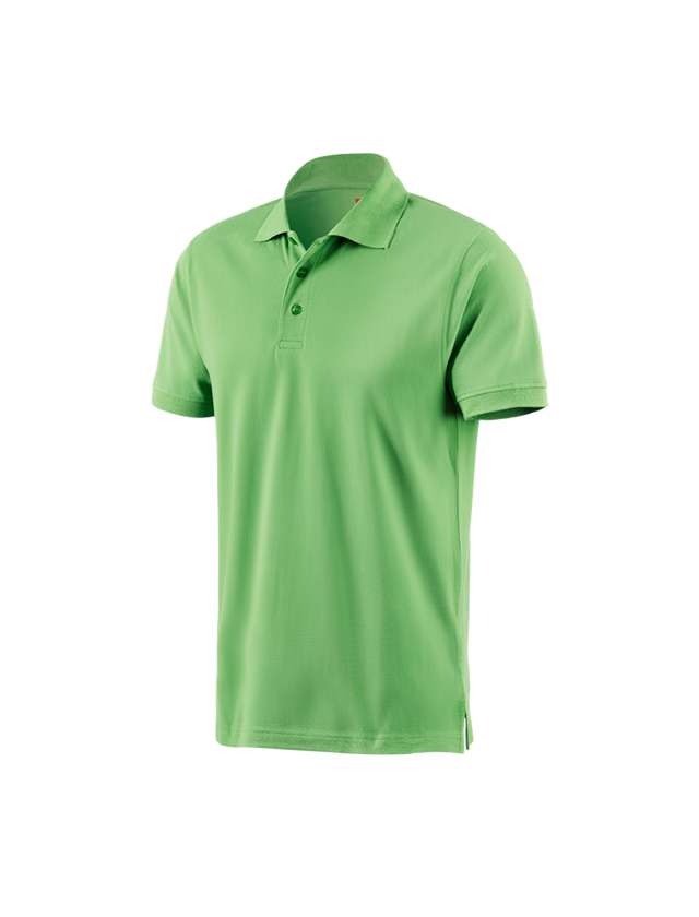 T-Shirts, Pullover & Skjorter: e.s. Polo-Shirt cotton + æblegrøn
