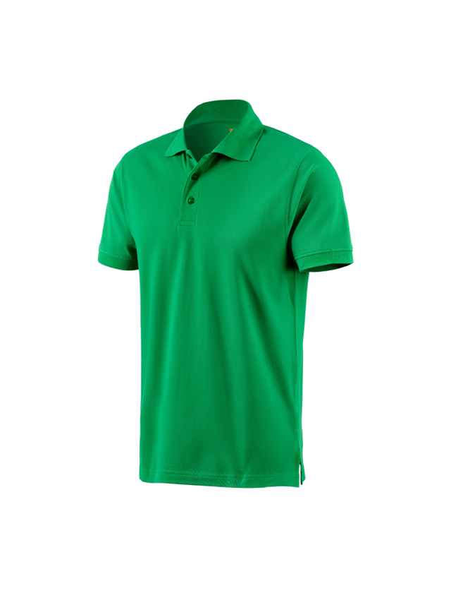 Emner: e.s. Polo-Shirt cotton + græsgrøn