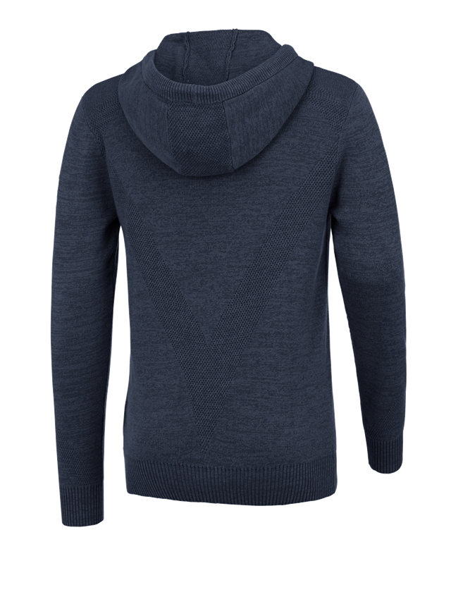 T-Shirts, Pullover & Skjorter: e.s. strik-hoody + natblå melange 3
