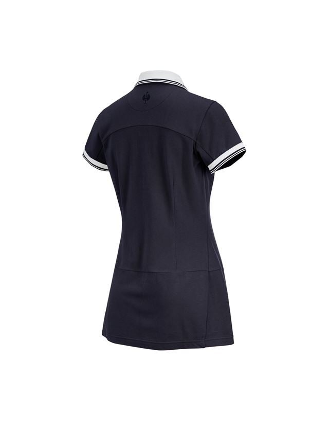 T-Shirts, Pullover & Skjorter: Piquékjole e.s.avida + mørkeblå 1